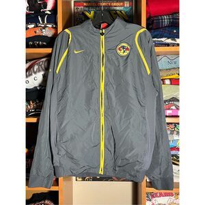 Vintage Nike Club America Soccer Football Windbreaker Jacket